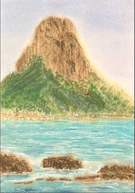 Гора и море