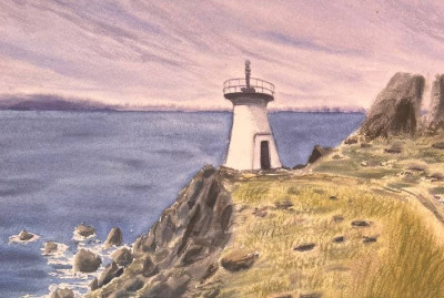 Faro en el acantilado