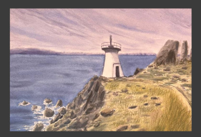 Faro en el acantilado