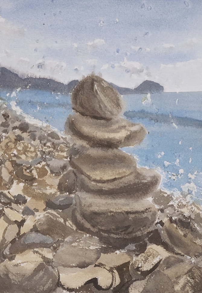 Камни и брызги