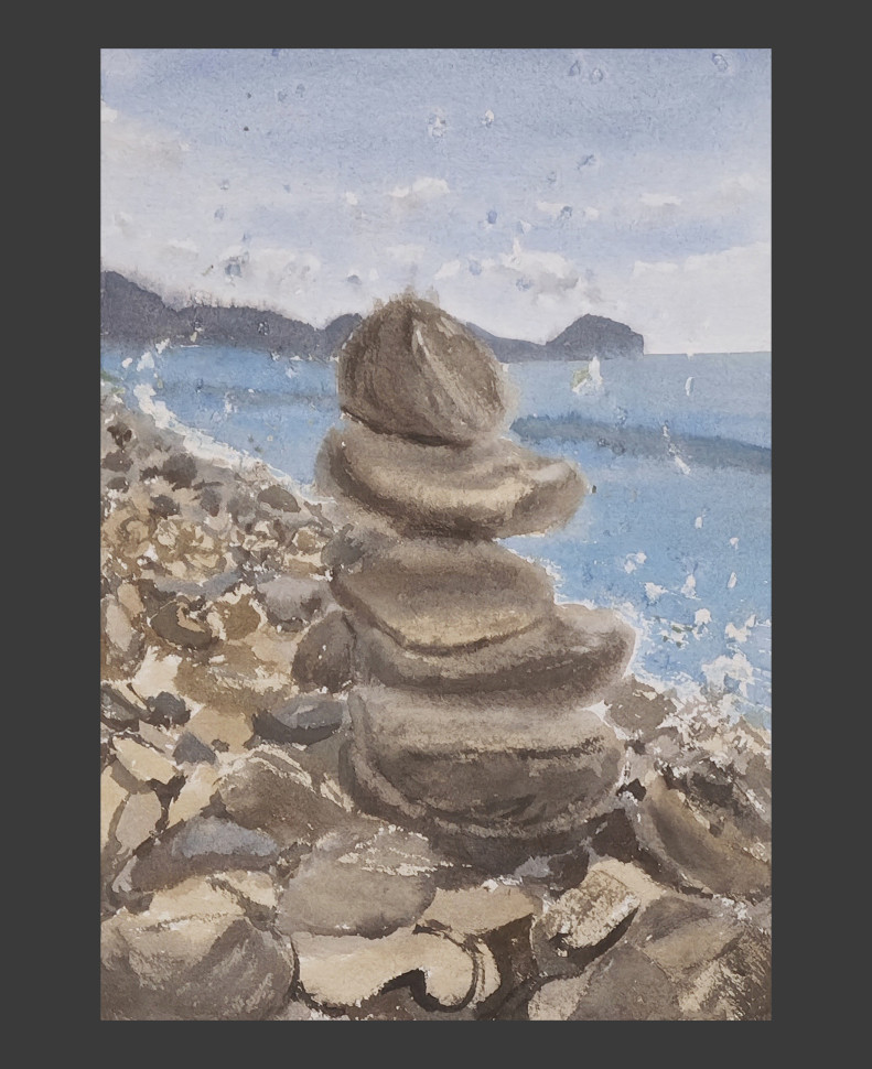 Камни и брызги