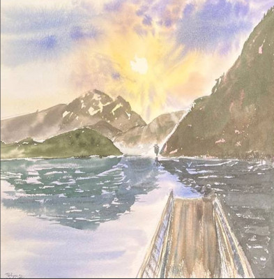 The river at the edge