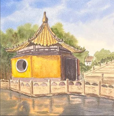 Chinese-style gazebo
