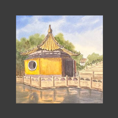 Chinese-style gazebo